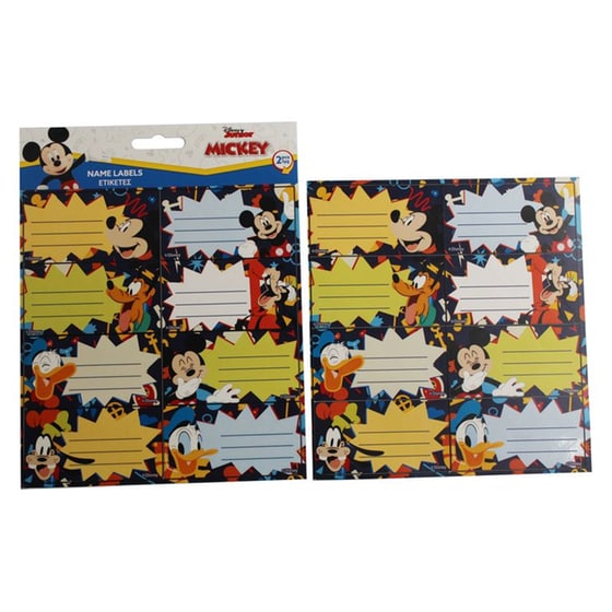 Αυτοκόλλητες Ετικέτες Gim Mickey (2 Φύλλα - 16 Τεμάχια) image 1