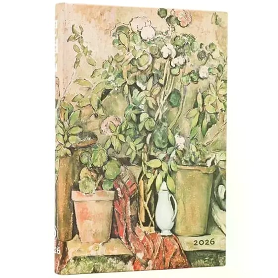 Ημερολόγιο Εβδομαδιαίο Paperblanks 2026 Mini Cezannes Pots&Flowers image 0