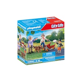 PLAYMOBIL® City Life Παππούς και Γιαγιά με Εγγονάκι (70990)