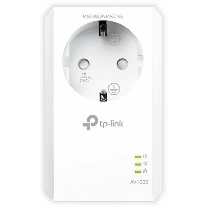 TP-LINK TP-LINK TL-PA7017P AV1000 Powerline Ενσύρματη Σύνδεση Passthrough έως 1000Mbps με 1 Θύρα Ethernet