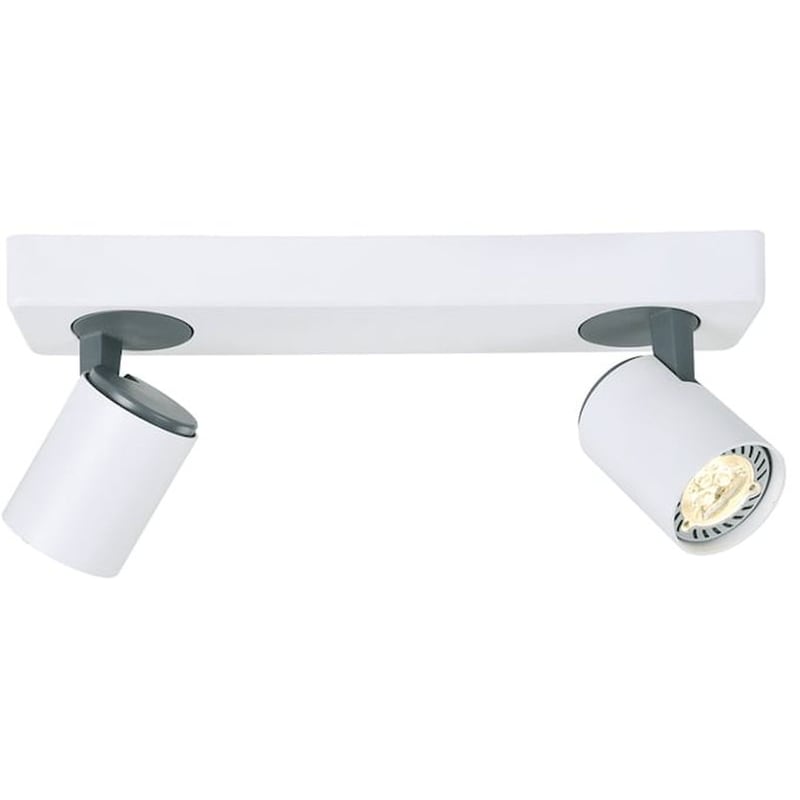 ACA DECOR Σποτ Δίφωτο Aca Disco Ra312s32wg Μεταλλικό - Λευκό