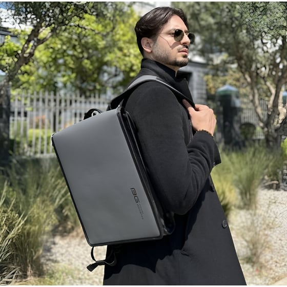 Τσάντα Laptop Bange 7252 14" Αδιάβροχη - Γκρι image 7