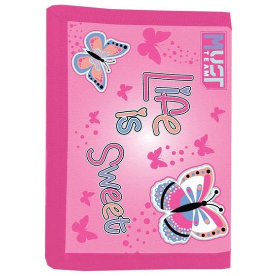 Παιδικό Πορτοφόλι & Μπρελόκ Must Team Ροζ image 1