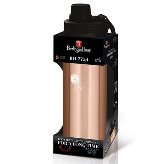 Μπουκάλι Θερμός Berlinger Haus Ανοξείδωτο Metallic Line Rose Gold 540ml image 3