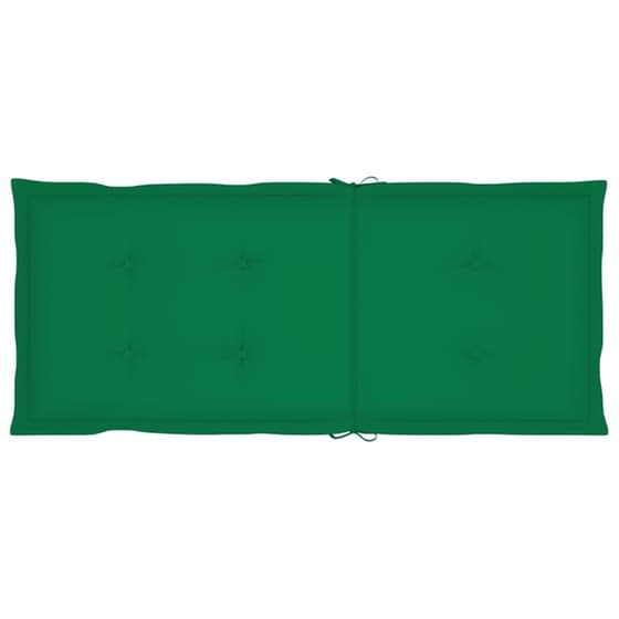 Kουνιστή Πολυθρόνα VidaXL από Μπαμπού με Πράσινο Μαξιλάρι - Καφέ image 4