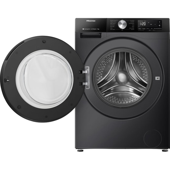 HISENSE WF3S9043BB3 9 kg 1.400 Στροφές Μαύρο με WiFi Πλυντήριο ρούχων image 8