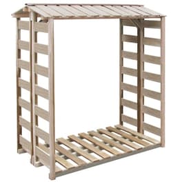 Vidaxl Υπόστεγο Αποθήκευσης Καυσόξυλων 150x100x176 Εκ. Εμποτισμ. Πεύκο