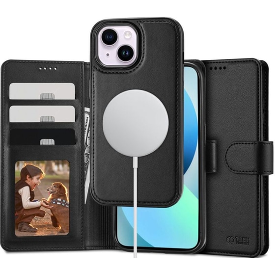 Θήκη Apple iPhone 13 - Tech-Protect Wallet MagSafe - Black image 0
