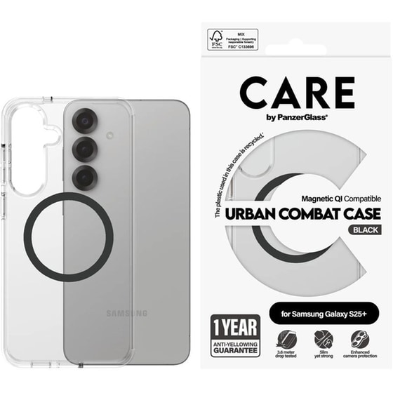 Θήκη Samsung Galaxy S25+ - Panzerglass Urban Combat -Transparent image 1