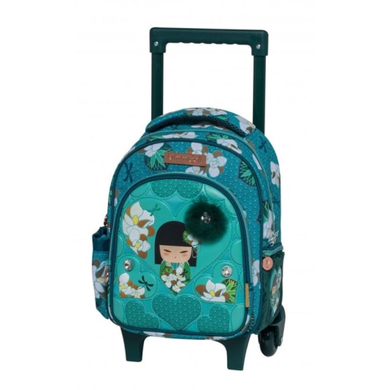 Τσάντα Τρόλεϋ Graffiti Kimmidoll 2 Θηκών Τυρκουάζ image 0