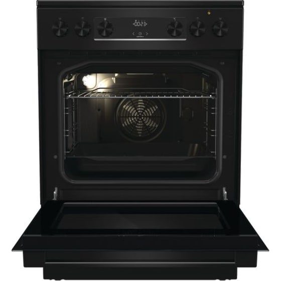 GORENJE GEC6C40BG 71 Lt Μαύρο Ηλεκτρική Κουζίνα Κεραμική image 7
