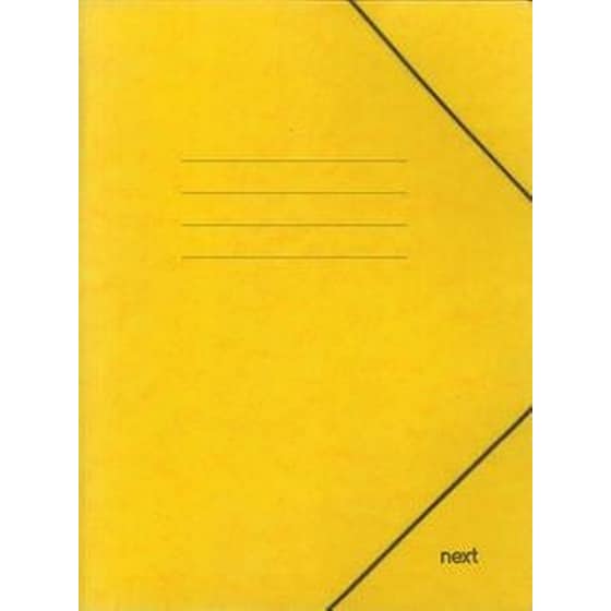 Φάκελος Πρεσπάν Next με Λάστιχο A4 Κίτρινο Υ35x25x0εκ. image 0