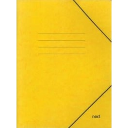Φάκελος Πρεσπάν Next με Λάστιχο A4 Κίτρινο Υ35x25x0εκ.