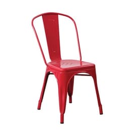 Καρέκλα Woodwell Μεταλλική Συσκευασία 10 Τεμάχια C9751 45x51x85cm - Κόκκινη