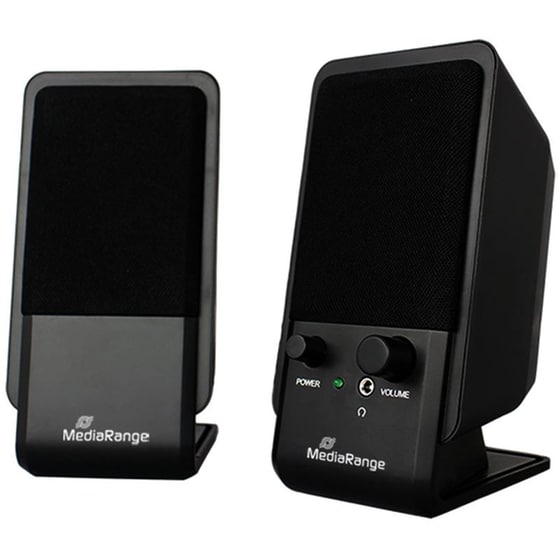 Ηχεία 2.0 MediaRange MROS352 6W - Μαύρο image 0