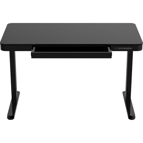 Ηλεκτρικό Γραφείο Gaming ErgoAction E-Desk 2E από Μελαμίνη 120x60 cm - Μαύρο image 2