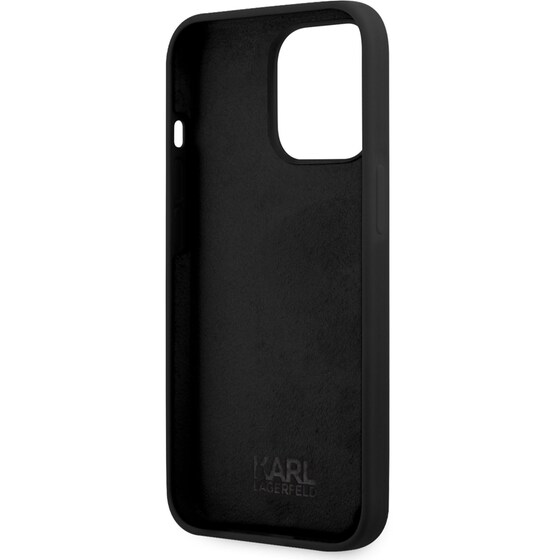 Θήκη Apple iPhone 13 Pro - Karl Lagerfeld Hard Case Karl+Choupette - Black image 4