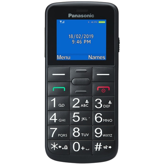 Panasonic KX-TU110 Dual Sim - Μαύρο image 0