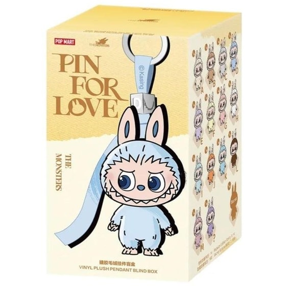 Λούτρινο Μπρελόκ Pop Mart The Monsters Pin For Love Series Blind Box (A-M) image 0