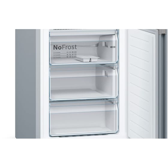 BOSCH KGN39VIDB Total No Frost 368 Lt Brushed Steel Ψυγειοκαταψύκτης image 6