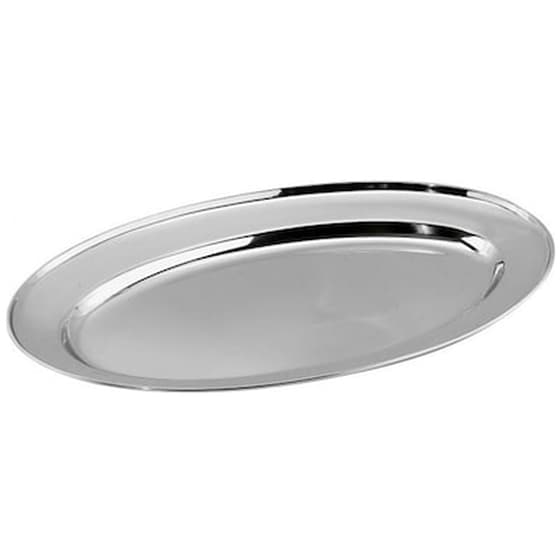 Vesta Πιατέλα Σερβιρίσματος 50x35x3 cm Ανοξείδωτη (Inox) image 0