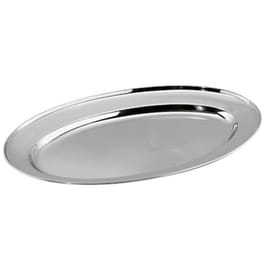 Vesta Πιατέλα Σερβιρίσματος 50x35x3 cm Ανοξείδωτη (Inox)
