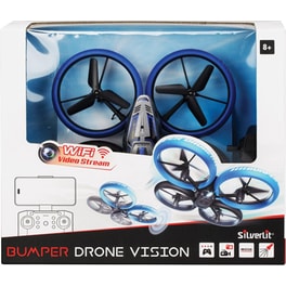 Τηλεκατευθυνόμενο Drone Silverlit Flybotic Bumper Drone - Μπλε