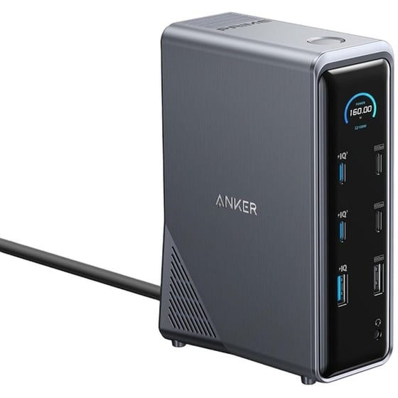 Anker Prime Charging Docking Station (14-in-1, Dual Display, 160W) image 0