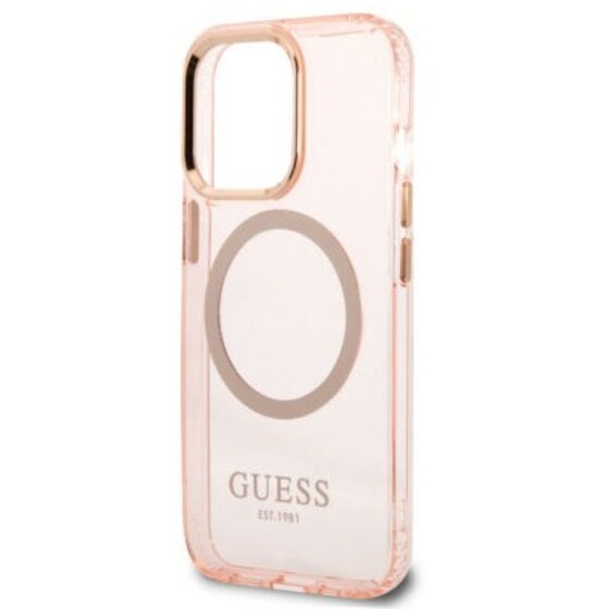 Θήκη Apple iPhone 13 Pro - Guess Με Magsafe - Ροζ image 3