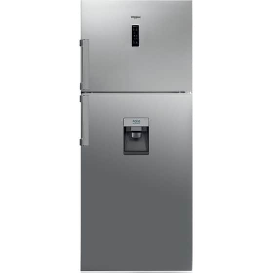 WHIRLPOOL WT70E 832 X AQUA Total No Frost 419 Lt Optic Inox Δίπορτο Ψυγείο image 0