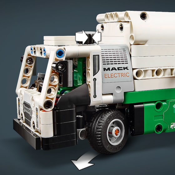 LEGO® Technic Mack® LR Electric Garbage Truck (42167) image 2
