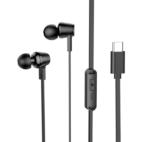 Ακουστικά Handsfree Hoco M86 In Ear USB-C - Μαύρο image 0