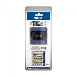 Ξύστρα Βαρελάκι Milan Διπλή Ηλεκτρική Navy Blue