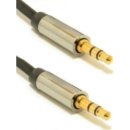 Cablexpert Καλώδιο 35mm Male - 35mm Male - Μαύρο 0.75m