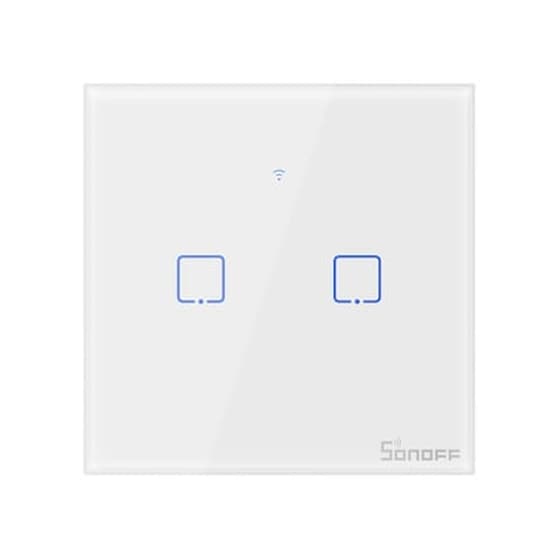 Smart Switch Wifi + Rf 433 Sonoff T1 Eu Tx 2-channel image 0