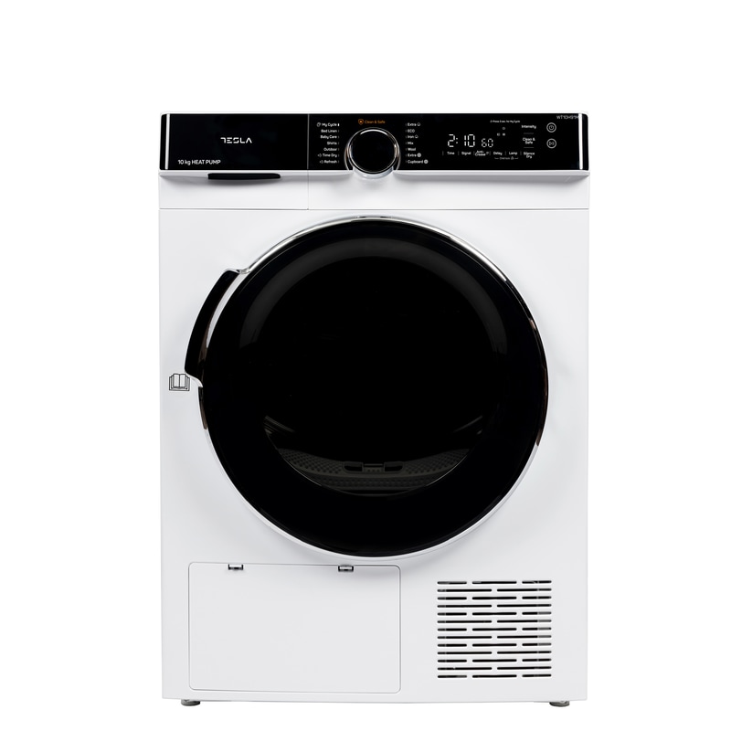 TESLA WT10H91M 10 kg με Αντλία Θερμότητας Λευκό Στεγνωτήριο Ρούχων