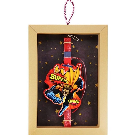 Λαμπάδα&nbsp;Synchronia&nbsp;Κάδρο&nbsp;Super&nbsp;Hero&nbsp;Super image 0