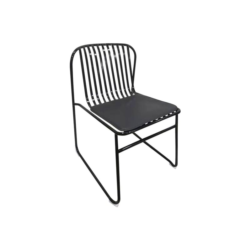 Καρέκλα Polihome Sheemon Μεταλλική 50x54x78 cm – Μαύρη