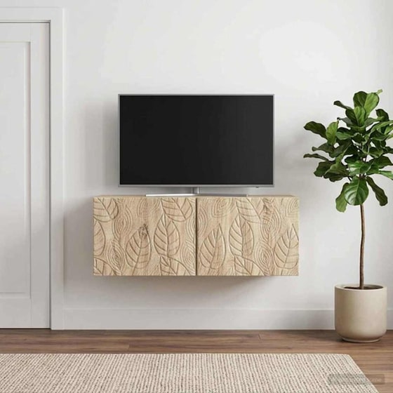 Επιτοίχιο Έπιπλο Τηλεόρασης VidaXL 98x31 cm image 1