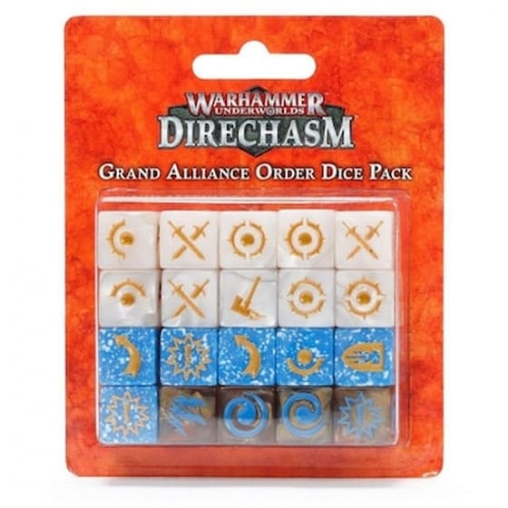 Warhammer Underworlds: Direchasm - Grand Alliance Order Dice Pack Επιτραπέζιο (Games Workshop) image 0