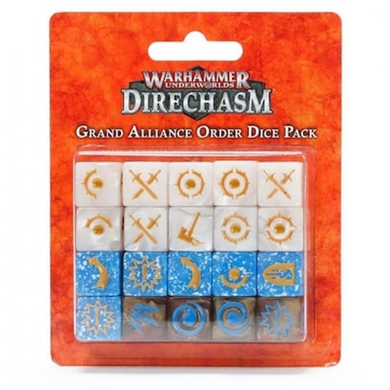 Warhammer Underworlds: Direchasm – Grand Alliance Order Dice Pack Επιτραπέζιο (Games Workshop)