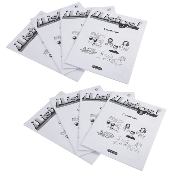 Listos! 3 Rojo Workbook (Pack of 8) image 0