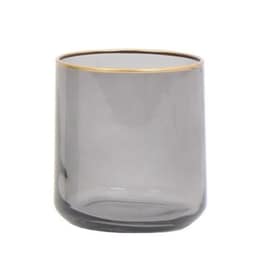 Κηροπήγιο Espiel Grey Rab452k6 Γυάλινο 7x8cm - Γκρι
