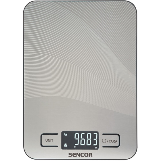 SENCOR SKS 8080 1gr/10kg Ασημί Ψηφιακή Ζυγαριά Κουζίνας image 0