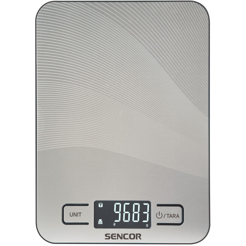 SENCOR SKS 8080 1gr/10kg Ασημί Ψηφιακή Ζυγαριά Κουζίνας