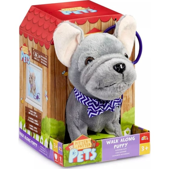 Addo Pitter Patter Pets Walk Along Λούτρινο Διαδραστικό Γαλλικό Μπουλντόγκ image 1