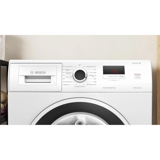 BOSCH WGE02430GR 7 kg 1.400 Στροφές Λευκό Πλυντήριο Ρούχων image 4