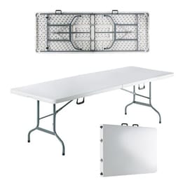 Τραπέζι Woodwell Πτυσσόμενο 240x85x75cm - Λευκό