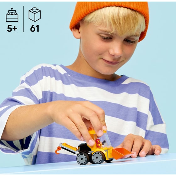 LEGO® City Οχήματα – Φορτωτής Οικοδομών (60483) image 1