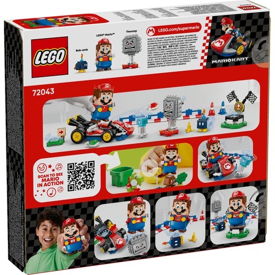 LEGO® Super Mario™ Mario Kart™ - Interactive LEGO® Mario™ & Standard Kart (72043) image 1